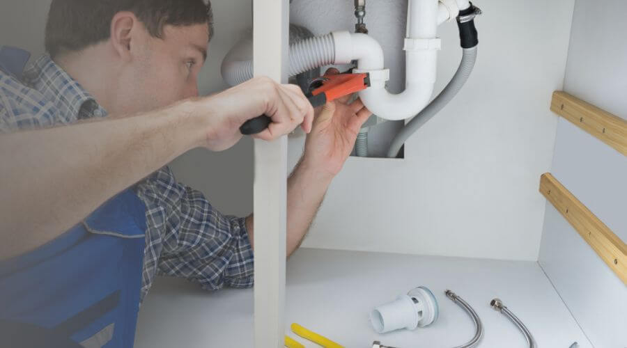 Local tankless water heater installation in Naval Anacost Annex, DC